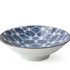 MIYA Company Aizome Hishi 9.75" Serving Bowl Discount