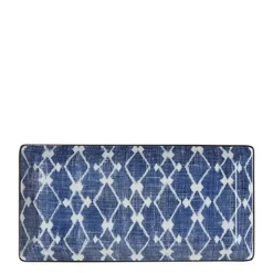 MIYA Company Aizome Hishi Rectangle Plate Online