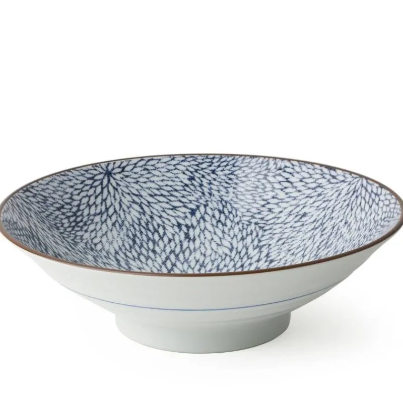 MIYA Company Aizome Mum 9.75" Serving Bowl Online