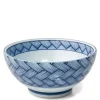 MIYA Company Ajiromon Blue and White Basketweave Design Collection Made in Japan Available at Miya