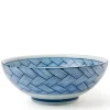 MIYA Company Ajiromon Blue and White Basketweave Design Collection Made in Japan Available At Miya. Discount