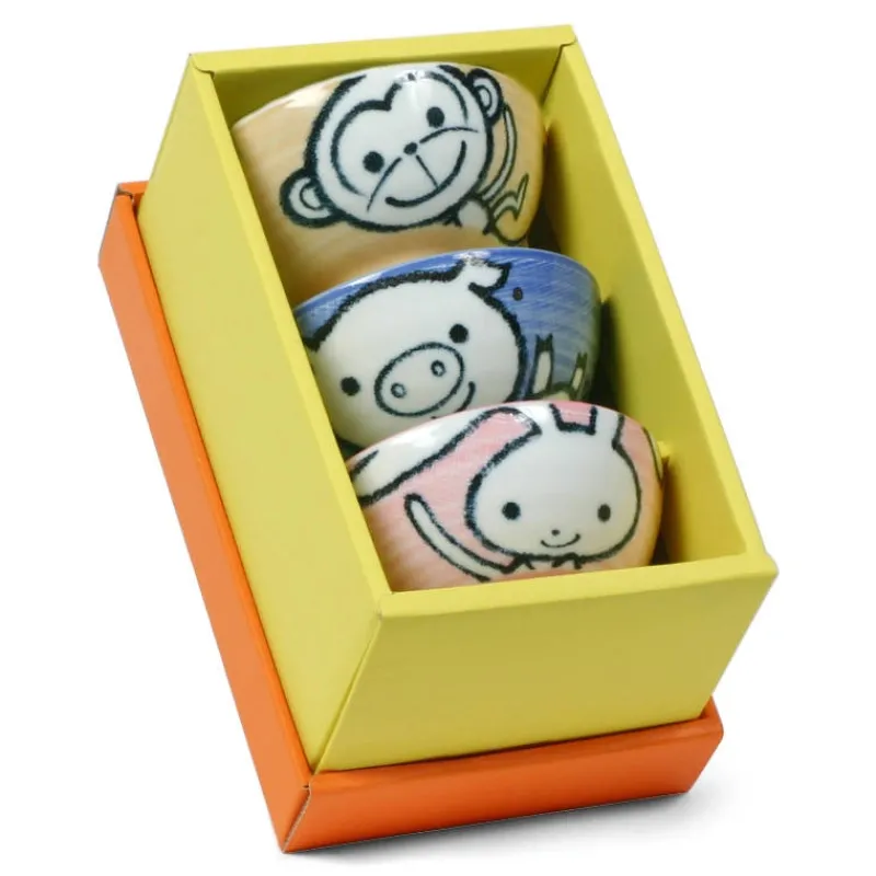 MIYA Company Animal Rice Bowl Set at Miya