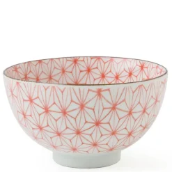MIYA Company Asanoha Colors 4.5" Rice Bowl - Red Clearance