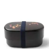MIYA Company Bento Set Woodgrain Sakura Blossom Outlet