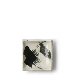 MIYA Company Black & White Brush Sauce Dish Online