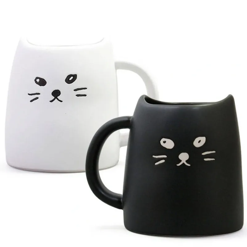 MIYA Company Black & White Cat Mug Set Discount