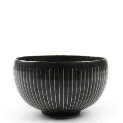 MIYA Company Black Cosmos Horsetails Bowl 5-3/8"
