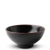 MIYA Company Black Tenmoku Ceramic Noodle Bowl Made in Japan Available at Miya. Hot