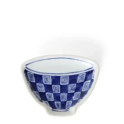 MIYA Company Blue & White mini sauce dish teacup shape made in Japan available at Miya. Hot