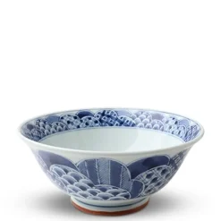 MIYA Company Blue & White Noodle Ramen Bowls Made In Japan Available at Miya. Best