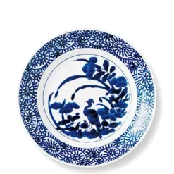 MIYA Company Blue & White Plate 9.25"