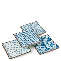MIYA Company Blue & White Small Plate Set at Miya Sale
