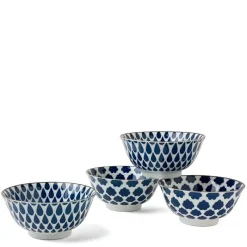 MIYA Company Blue and white ceramic bowl set made in Japan available at Miya! Best