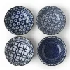MIYA Company Blue and white ceramic sauce dish set made in Japan available at Miya! Online
