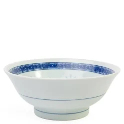 MIYA Company Blue and White Dragon 8.25" Large Ramen Noodle Bowl from Japan available at Miya Hot