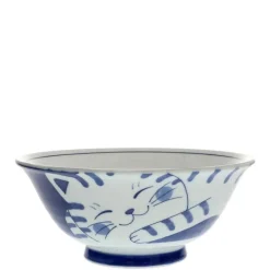 MIYA Company Blue Cats 7.5" Bowl Discount