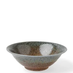 MIYA Company Blue Sand Crackle Bowl 7-5/8" Hot