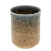 MIYA Company Blue Sand Crackle Tea Cup New