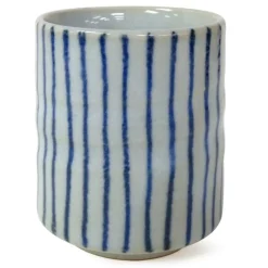 MIYA Company Blue Stripes Teacup Clearance