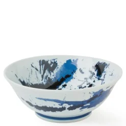 MIYA Company Blue Sumi 7.75" Noodle Bowl from Japan at Miya Outlet
