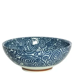 MIYA Company Blue Vines 8.25" Bowl Discount