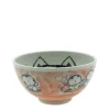 MIYA Company Bowl Cat Happiness Pink 5-1/8" Best