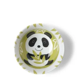 MIYA Company Bowl Green Bamboo + Panda 5" Online