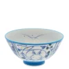 MIYA Company Bowl Rice Rabbits Blue Moon 4-1/2" Online