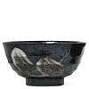 MIYA Company Brush Stroke Ramen Noodle 6.75" Bowl from Japan available at Miya. New