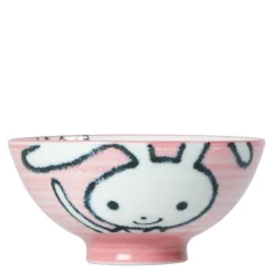 MIYA Company Bunny Rabbit Rice Bowl Made in Japan Available At Miya. Sale