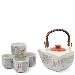 MIYA Company Calligraphy White Tea Set at Miya Online