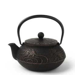 MIYA Company Cast Iron Teapot Black Goldfish Online