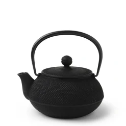 MIYA Company Cast Iron Teapot Black Hobnail 0.65L Online