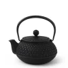 MIYA Company Cast Iron Teapot Black Honeycomb 0.65L Discount