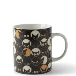 MIYA Company Cat Eyes Black Mug at Miya Outlet