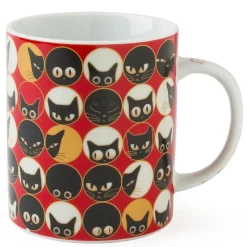 MIYA Company Cat Eyes Red Mug at Miya Best