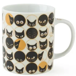 MIYA Company Cat Eyes White Mug at Miya Sale