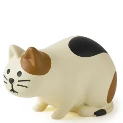 MIYA Company Curious Calico Cat Figurine from Decole Japan. Discount
