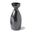 MIYA Company Dark Gray "Iron Glaze" Sake Bottle Made in Japan.