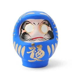 MIYA Company Daruma Blue Achievement 3-3/4" New