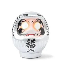 MIYA Company Daruma Silver Perseverance 3-3/4"