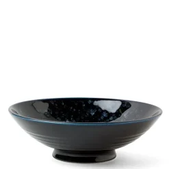 MIYA Company Deep blue Uchuu ceramic serving bowl made in Japan available at Miya. Sale