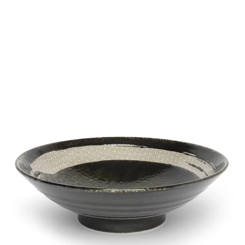 MIYA Company Enso Dark Green Serving Bowl Clearance