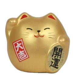 MIYA Company Feng Shui Cat 2.25" - Gold Clearance