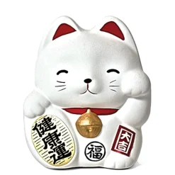 MIYA Company Feng Shui Fortune Cat Bank - White Online