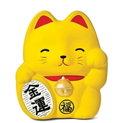 MIYA Company Feng Shui Fortune Cat Bank - Yellow New