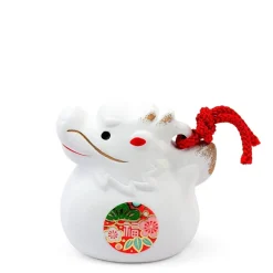 MIYA Company Figurine Dragon White with Cord Sale