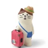 MIYA Company Figurine - Traveling Cat Discount