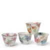 MIYA Company Floral Design Teacup Set Made in Japan Available at Miya. New