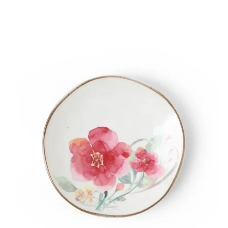 MIYA Company Floral Mini Plate Magenta New